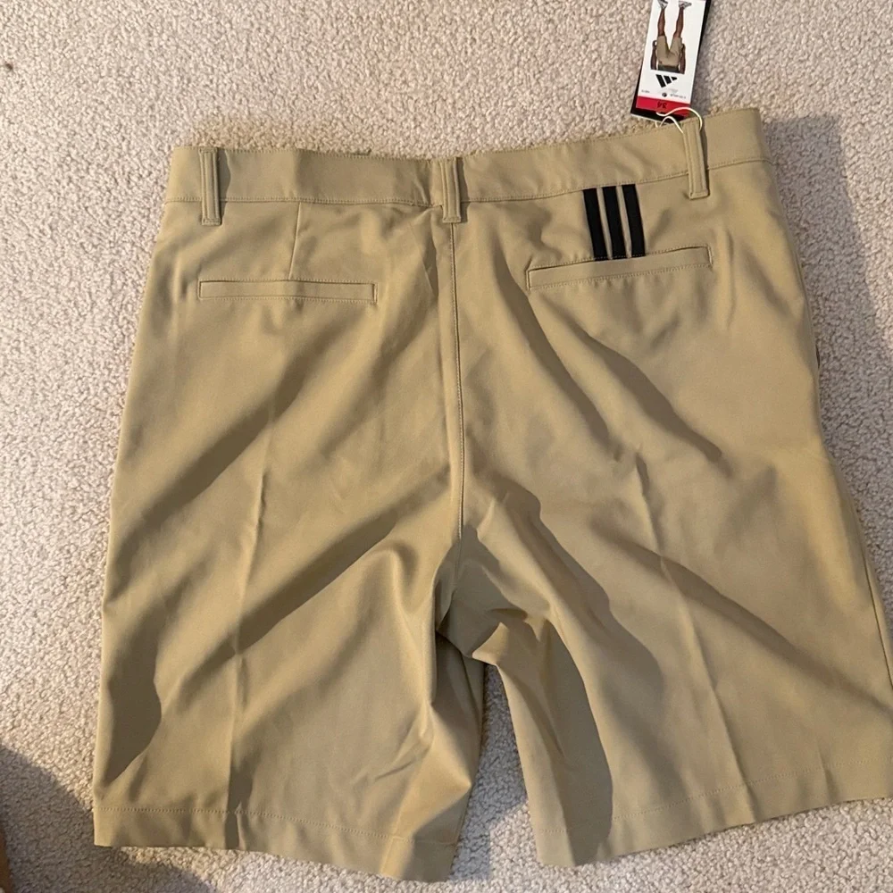 Adidas Adi Advantage Golf Shorts – Men’s Tan Performance Fit – Sizes Varies